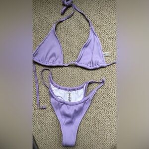 Zaful Lavender Bikini Set